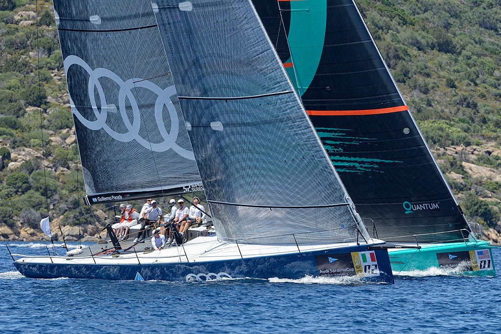 TP52 - Audi Azzurra Sailing Team and Quantum Racing - Audi Sardinia Cup 2012 ©  Alessandro Spiga/YCCS